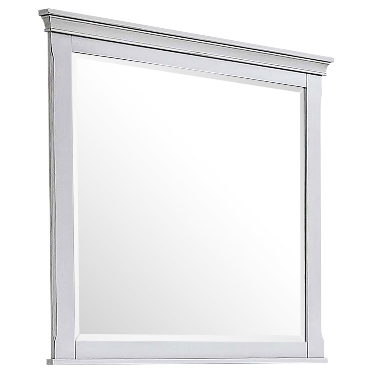 Franco Dresser Mirror in Distressed White - Coaster Furniture