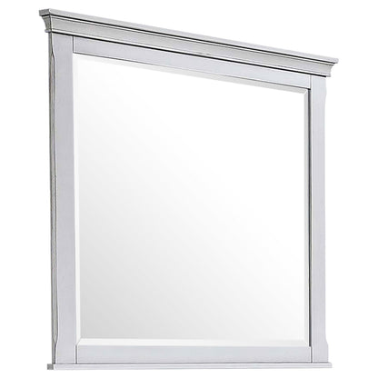 Franco Dresser Mirror in Distressed White - Coaster Furniture