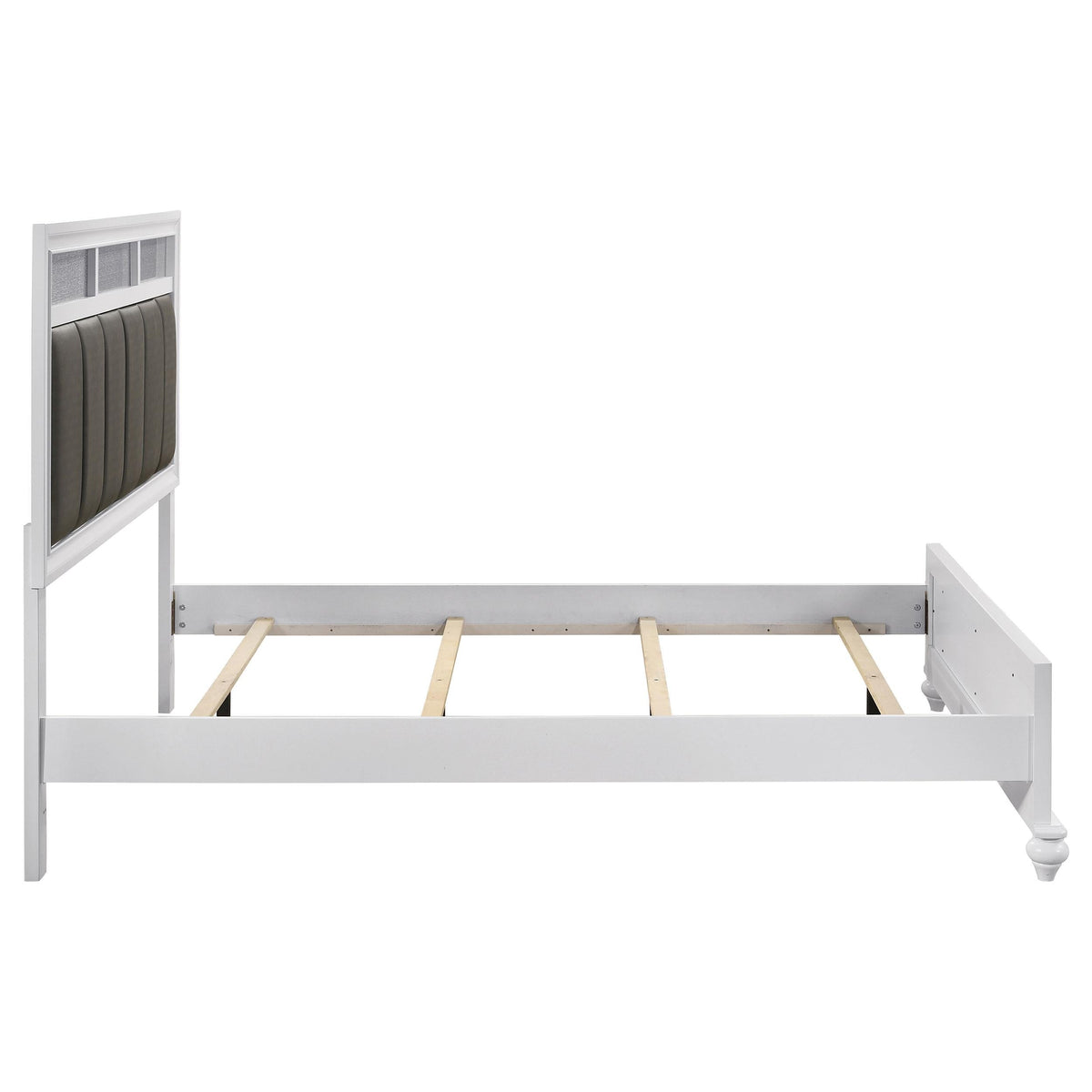 Barzini Queen Bed in White - Coaster Furniture