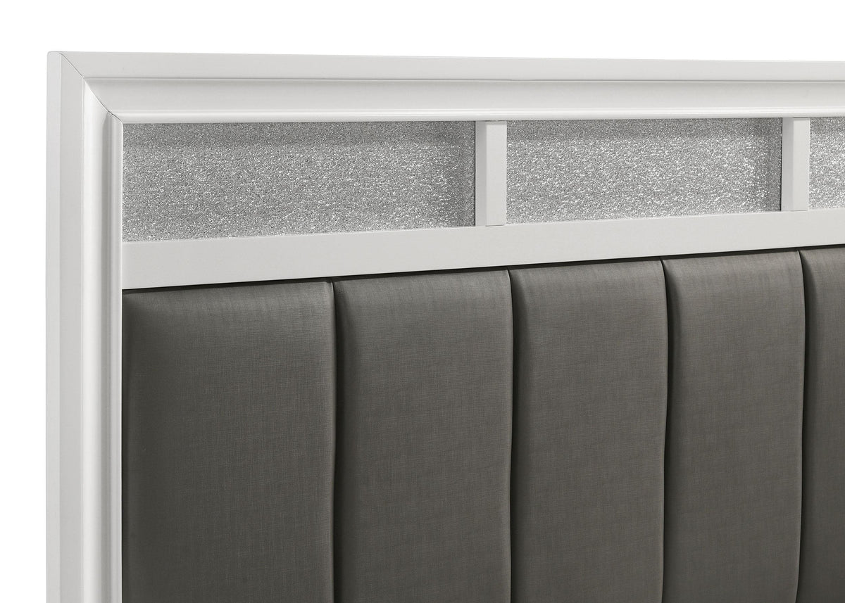 Barzini Queen Bed in White - Coaster Furniture