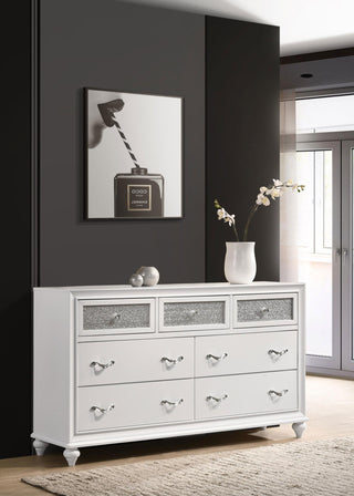 Barzini Dresser in White - Coaster Furniture