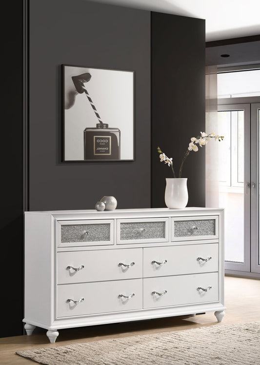 Barzini Dresser in White - Coaster Furniture