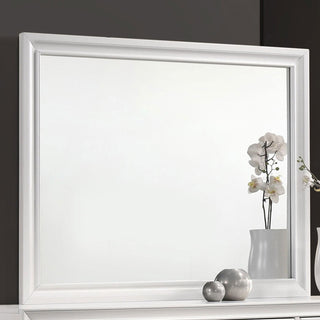 Barzini Dresser Mirror in White - Coaster Furniture