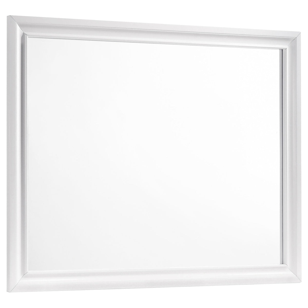 Barzini Dresser Mirror in White - Coaster Furniture