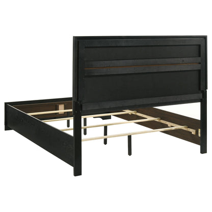 Miranda Eastern King Bed 4-Piece Set in Black - Coaster Furniture