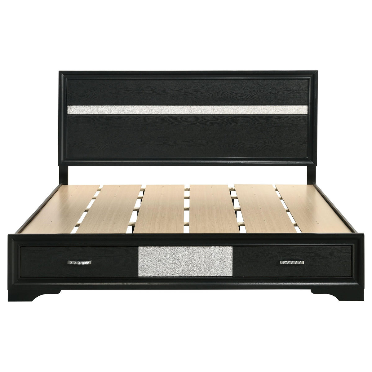 Miranda E King Bed in Black - Coaster Furniture