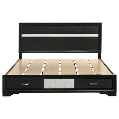 Miranda E King Bed in Black - Coaster Furniture