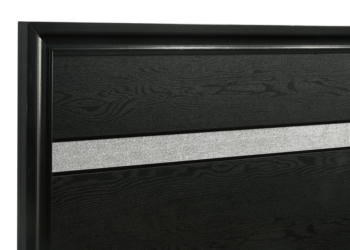 Miranda E King Bed in Black - Coaster Furniture