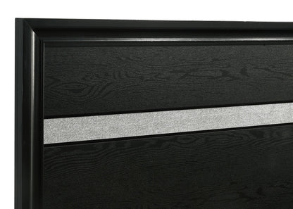 Miranda E King Bed in Black - Coaster Furniture