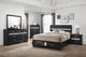 Miranda Queen Bed 4-Piece Set in Black - Coaster Furniture