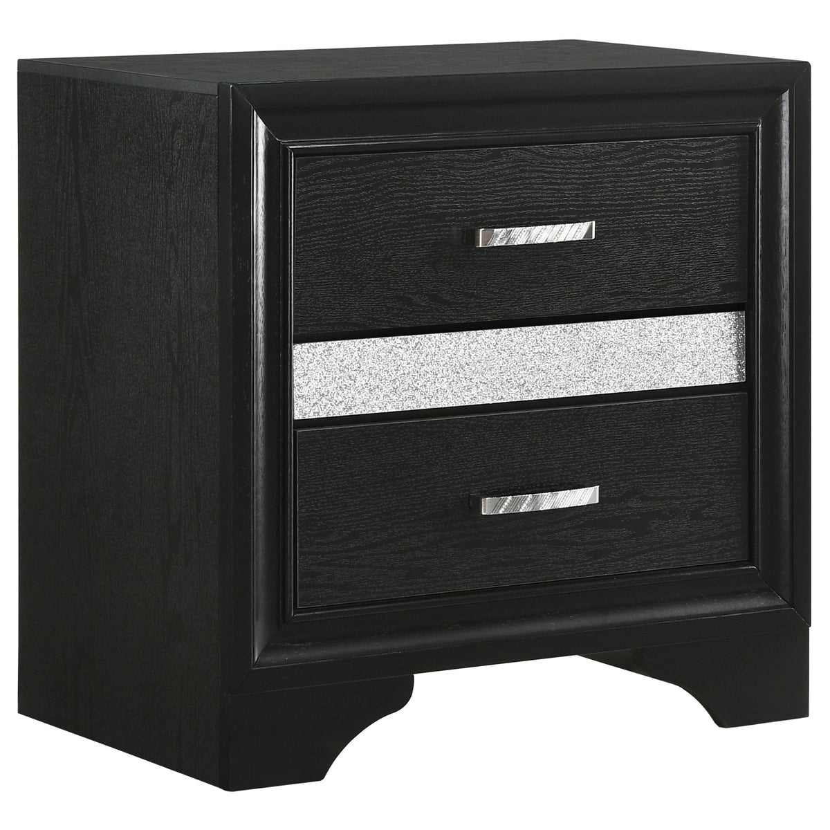 Miranda Queen Bed 4-Piece Set in Black - Coaster Furniture