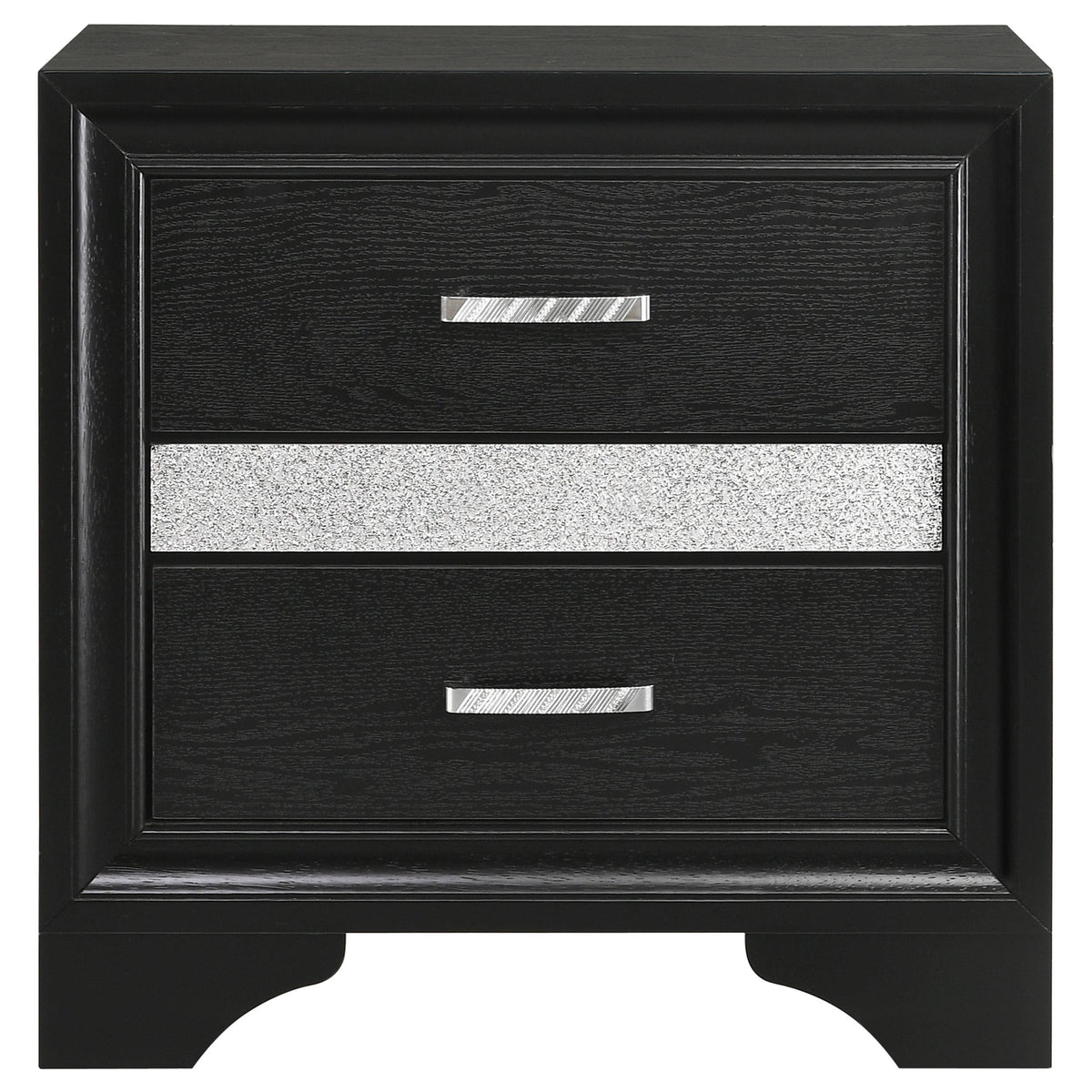 Miranda Queen Bed 4-Piece Set in Black - Coaster Furniture