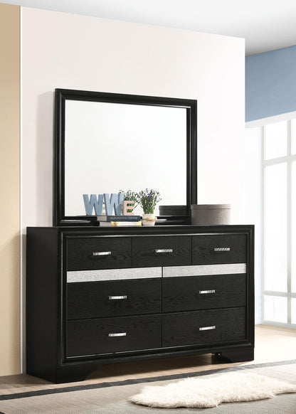 Miranda Dresser With Mirror - Black