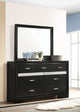 Miranda Dresser With Mirror - Black