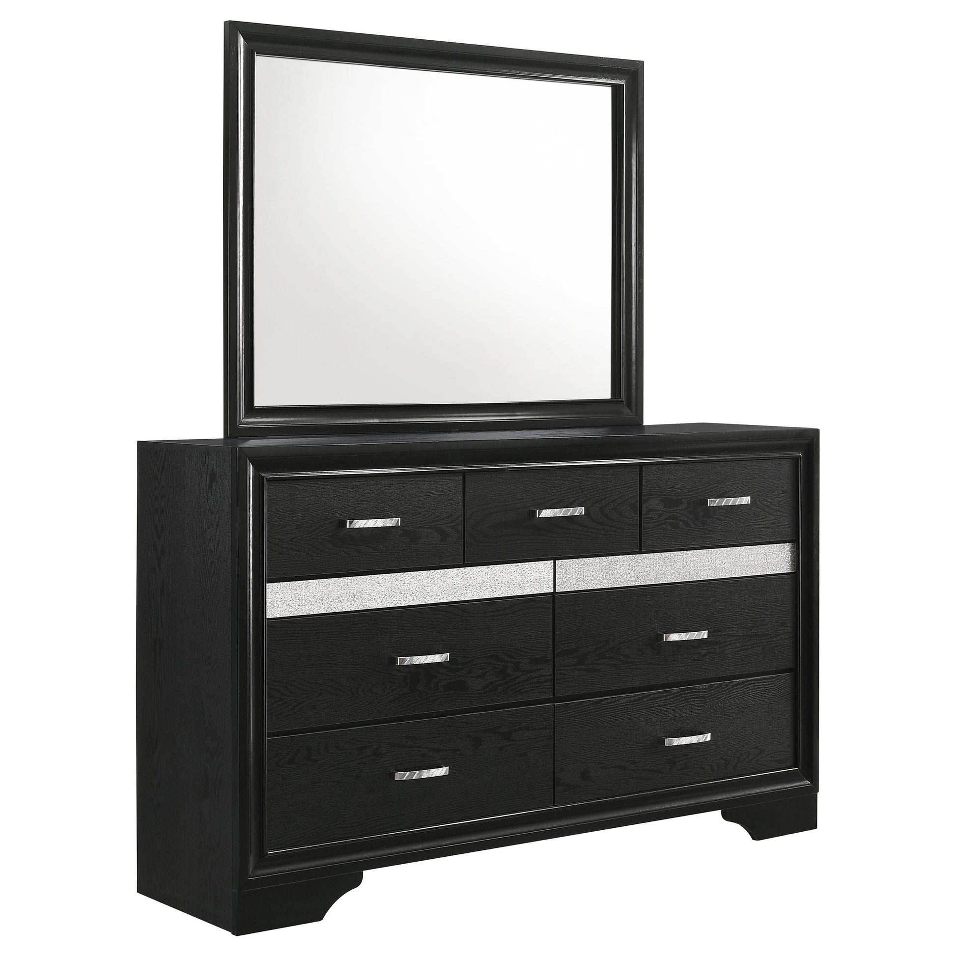 Miranda Dresser With Mirror - Black