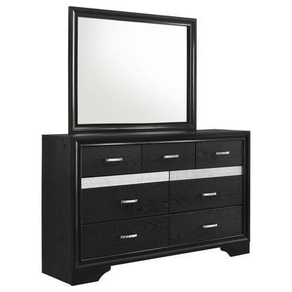 Miranda Dresser With Mirror - Black