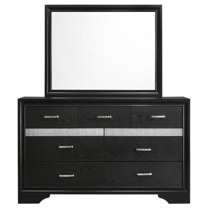 Miranda Dresser With Mirror - Black