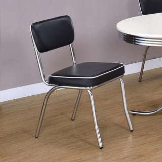 Retro Side Chair - Black