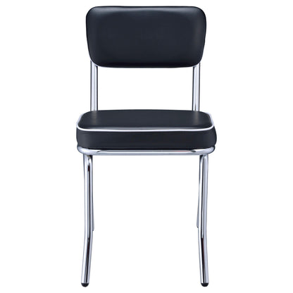 Retro Side Chair - Black