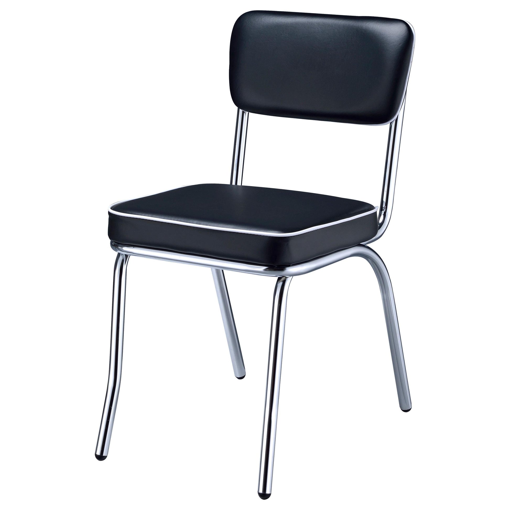 Retro Side Chair - Black