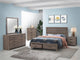 Brantford Eastern King Bed 5-Piece Set in Barrel Oak - Coaster Furniture