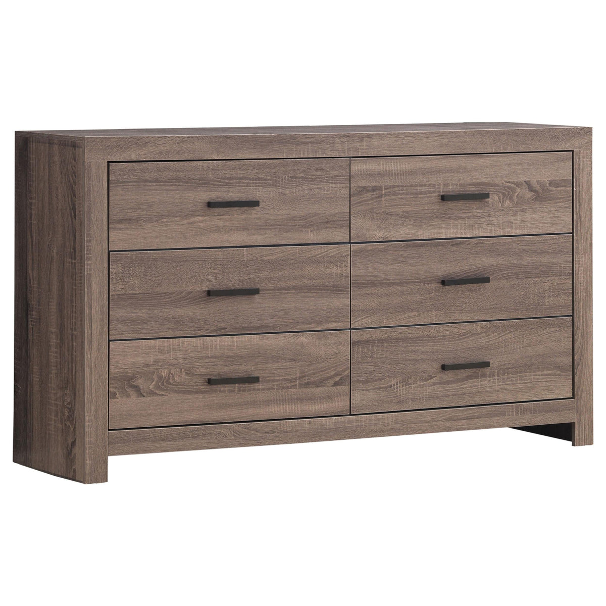Brantford Eastern King Bed 5-Piece Set in Barrel Oak - Coaster Furniture