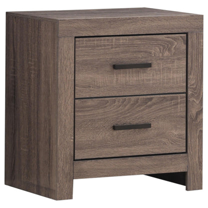 Brantford Queen Bed 5-Piece Set in Barrel Oak - Coaster Furniture