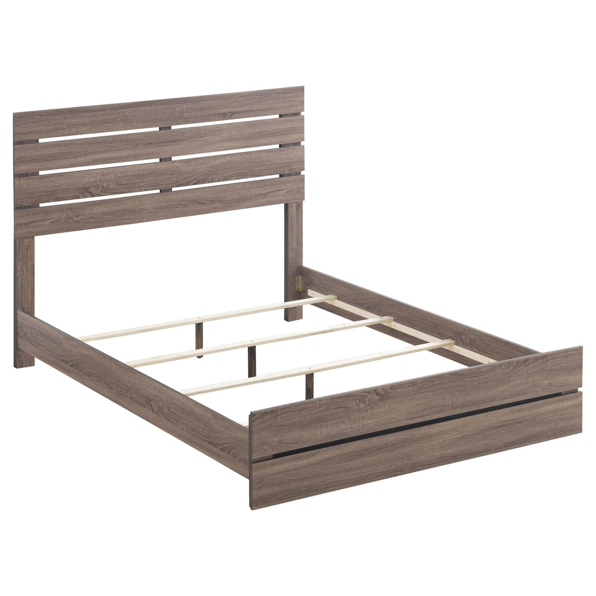 Brantford Queen Bed 4-Piece Set in Barrel Oak - Coaster Furniture