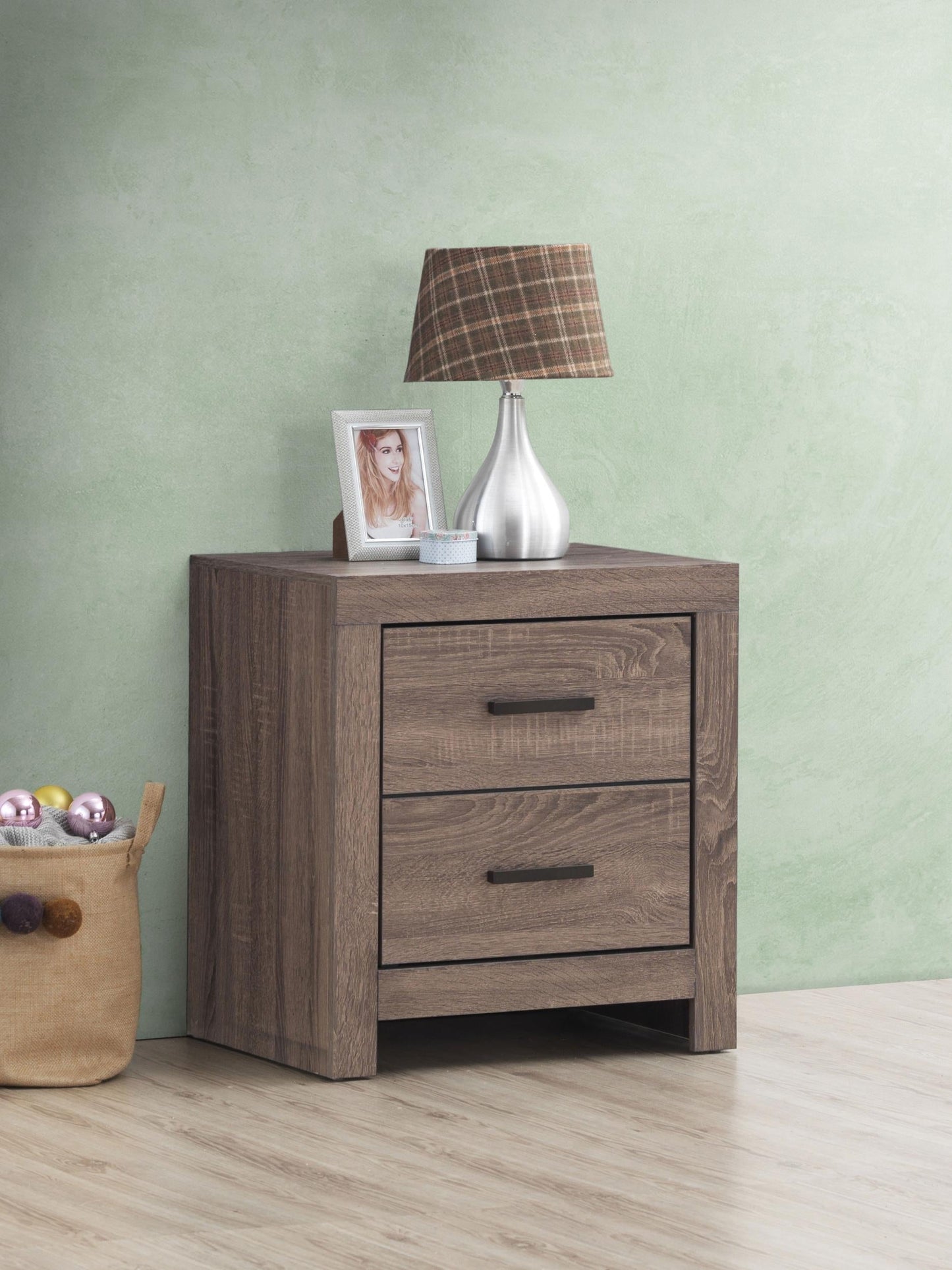 Brantford Nightstand - Barrel Oak