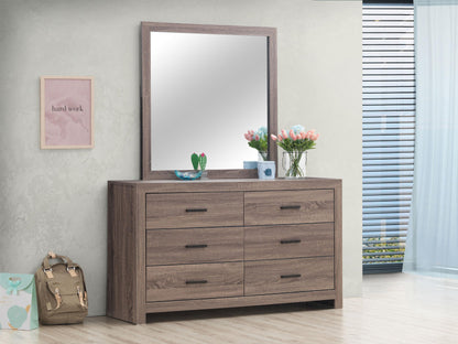 Brantford Dresser With Mirror - Barrel Oak