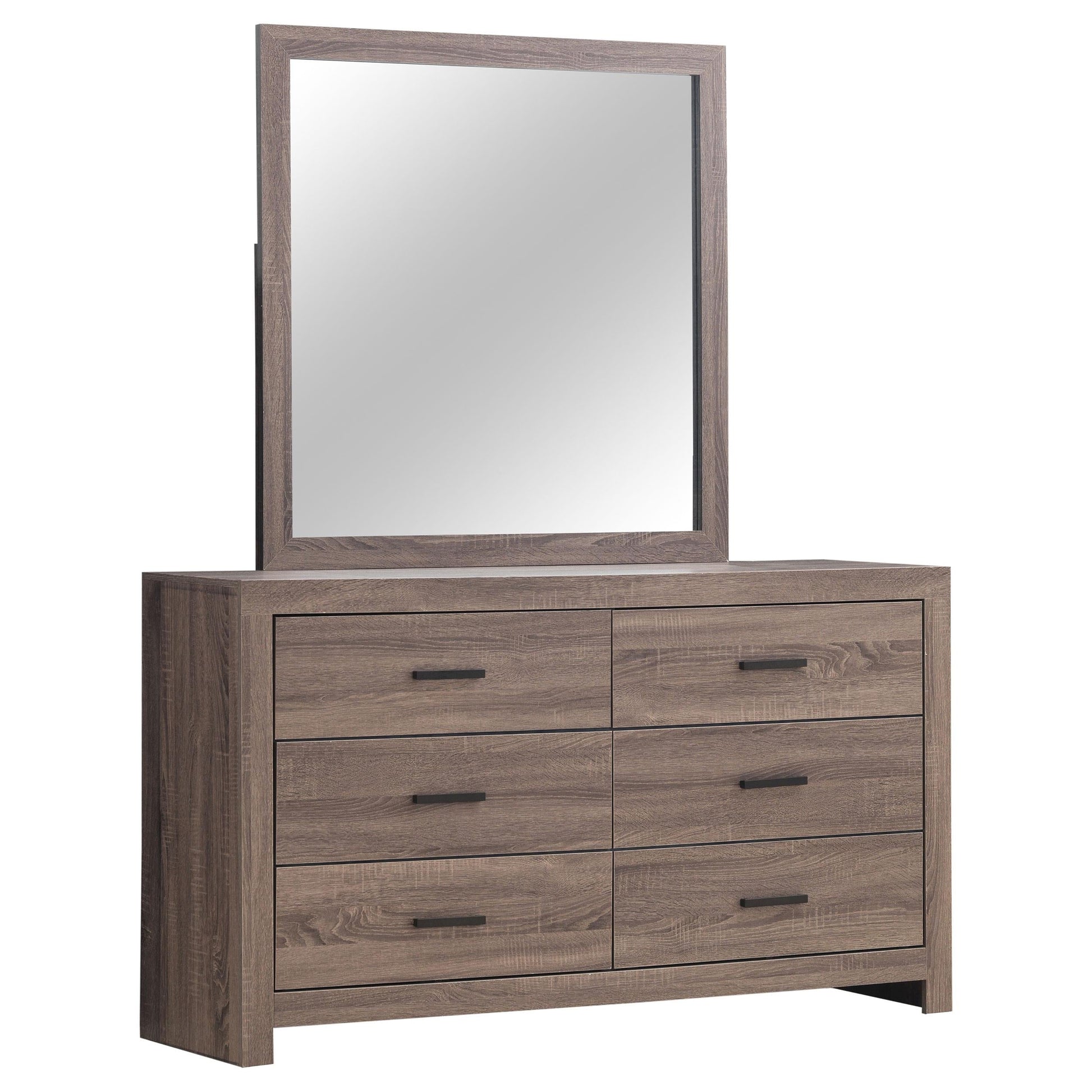 Brantford Dresser With Mirror - Barrel Oak