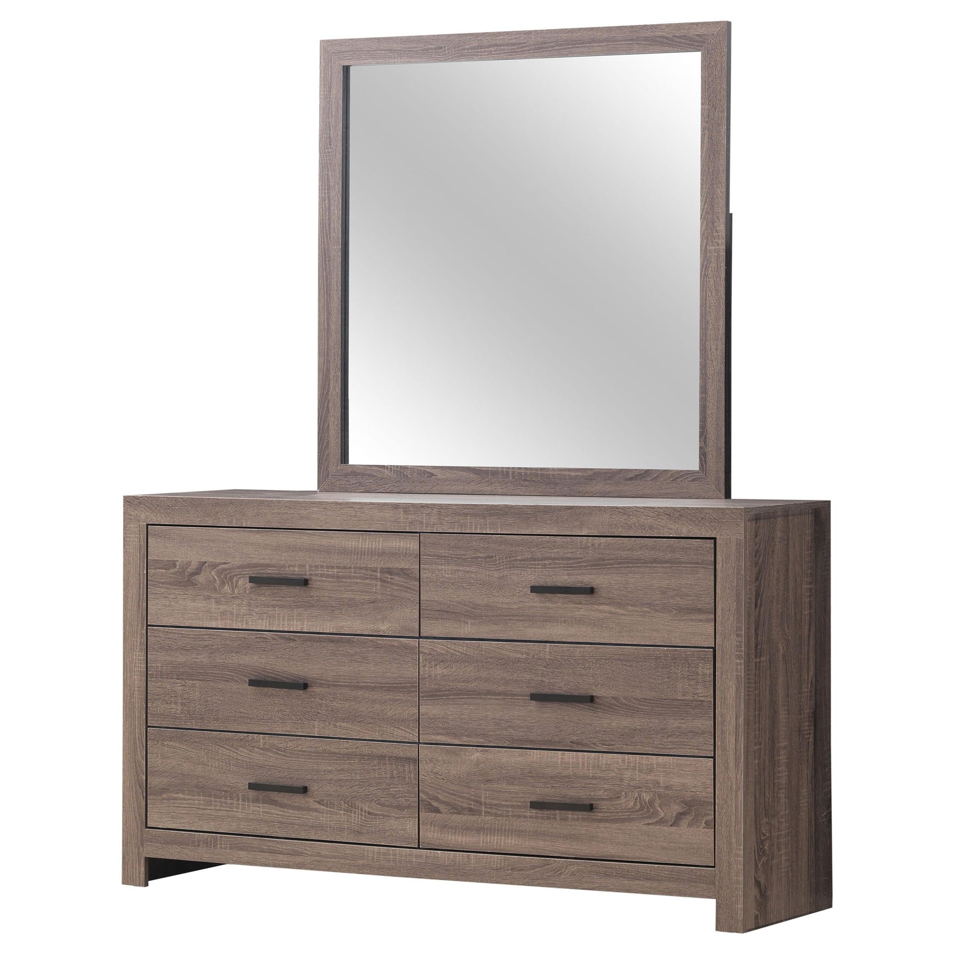 Brantford Dresser With Mirror - Barrel Oak