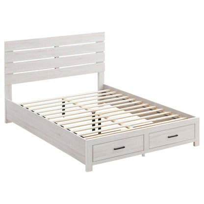 Brantford Queen Bed 5-Piece Set in Coastal White - Coaster Furniture
