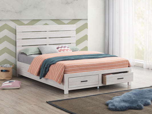 Brantford Queen Bed in Coastal White - Coaster Furniture