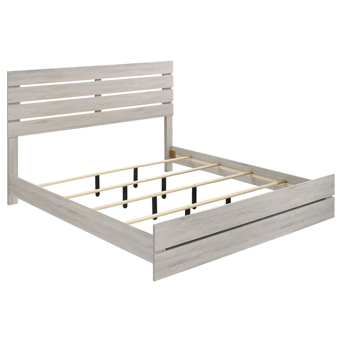 Brantford Eastern King Bed 5-Piece Set in Coastal White - Coaster Furniture