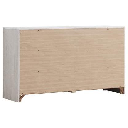 Brantford Eastern King Bed 5-Piece Set in Coastal White - Coaster Furniture