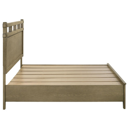 Hazlewood E King Bed in Vineyard Oak - Coaster Furniture