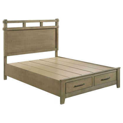 Hazlewood Queen Bed in Vineyard Oak - Coaster Furniture