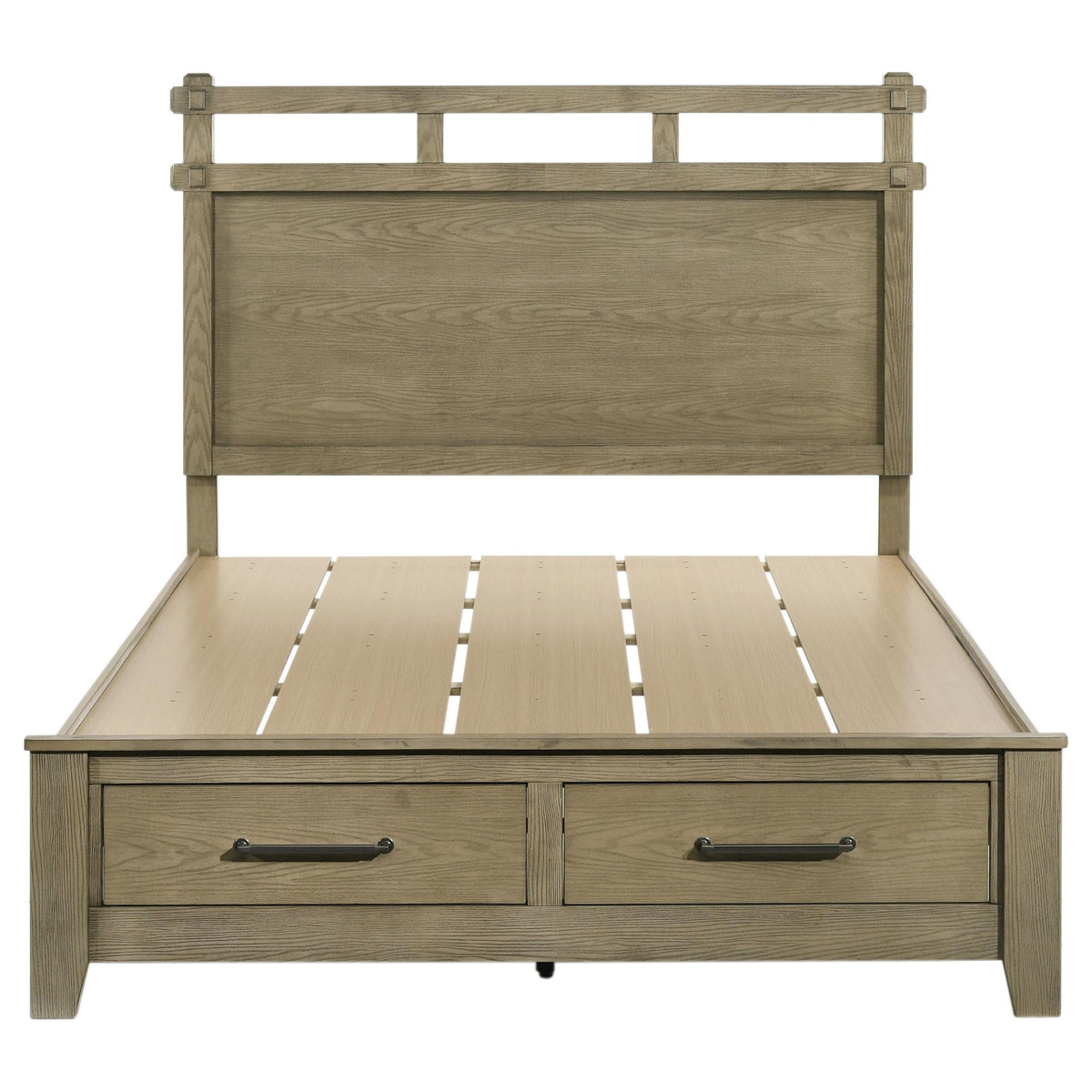 Hazlewood Queen Bed in Vineyard Oak - Coaster Furniture