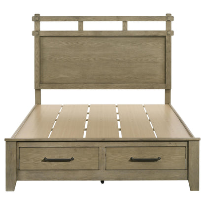 Hazlewood Queen Bed in Vineyard Oak - Coaster Furniture