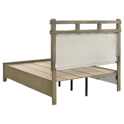 Hazlewood Queen Bed in Vineyard Oak - Coaster Furniture