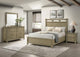Hazlewood Queen 4-Piece Set in Vineyard Oak - Coaster Furniture