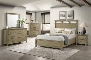 Hazlewood Queen 5-Piece Set in Vineyard Oak - Coaster Furniture