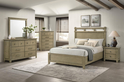 Hazlewood Queen 5-Piece Set in Vineyard Oak - Coaster Furniture
