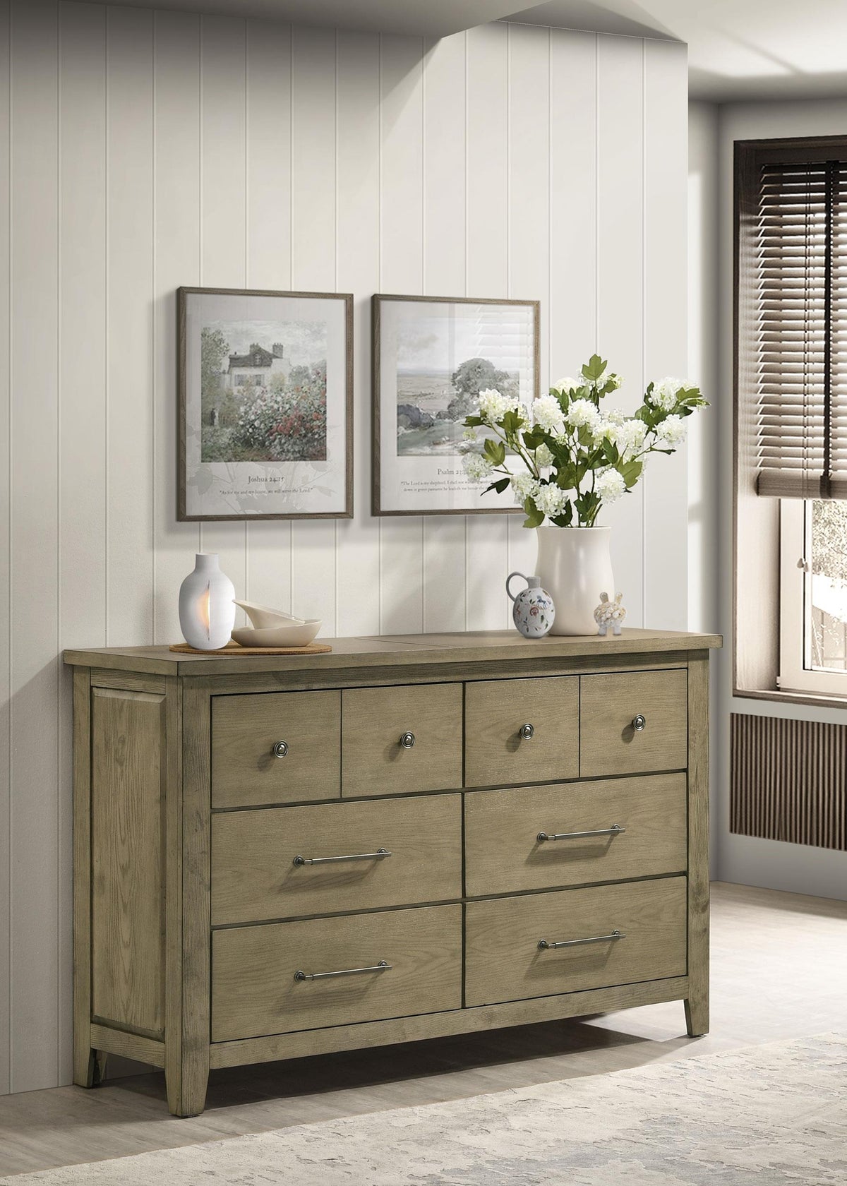 Hazlewood Dresser in Vineyard Oak - Coaster Furniture
