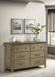 Hazlewood Dresser in Vineyard Oak - Coaster Furniture