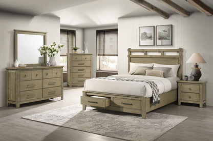 Hazlewood Dresser Mirror in Vineyard Oak - Coaster Furniture