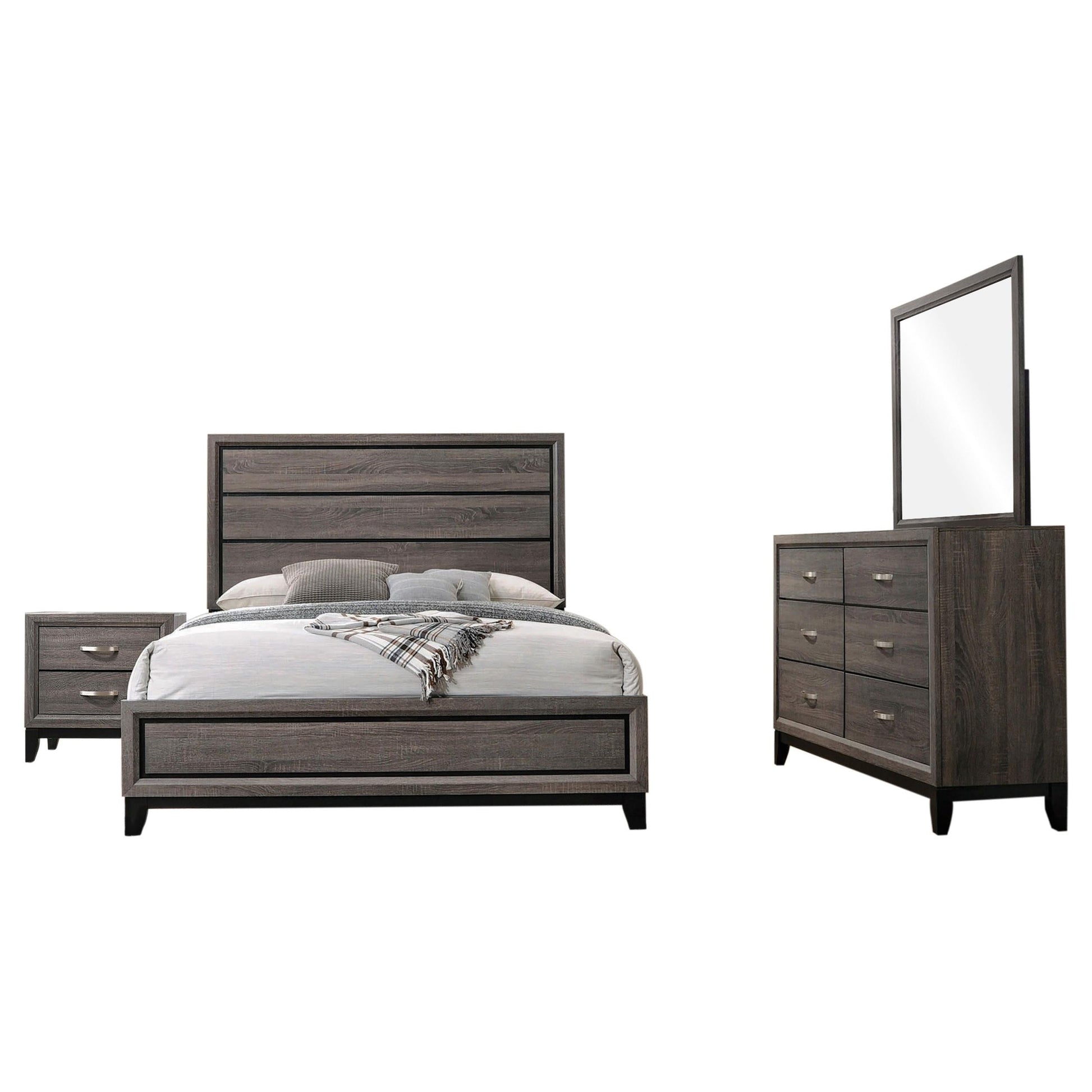 Watson 4-Piece Set in Grey Oak