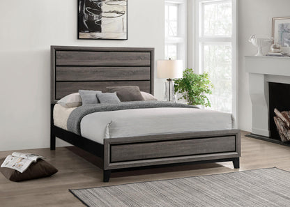 Watson Queen Bed - Grey Oak