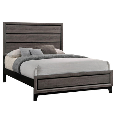 Watson Queen Bed - Grey Oak